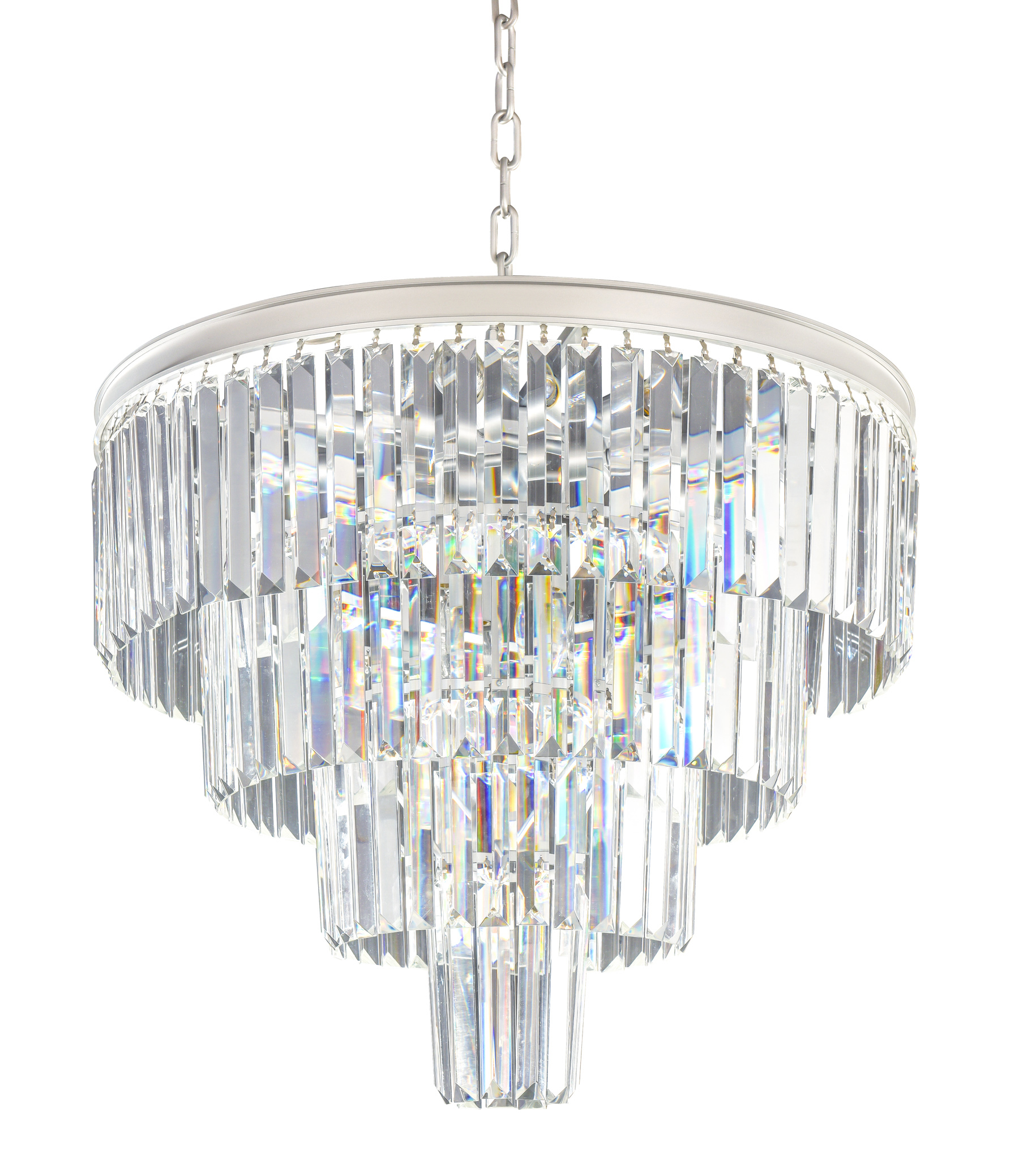 Люстра Odeon 4 Rings Silver